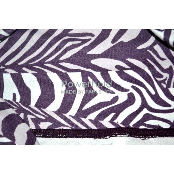 FABLETICS Women's Powerhold Zebra‎ Purple Print SIZE S - Picture 4 of 4